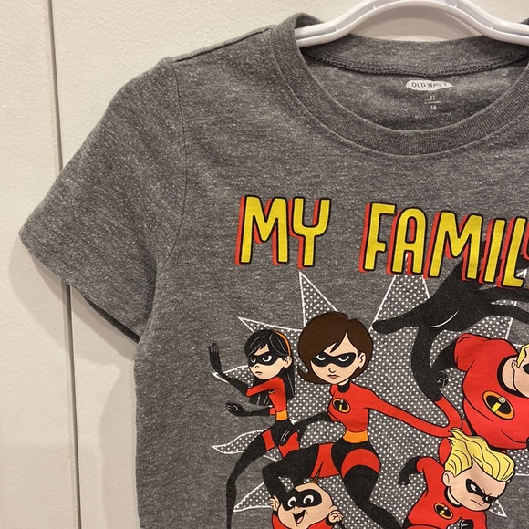 Old Navy The Incredibles Grey Tee - Picture 3 of 6